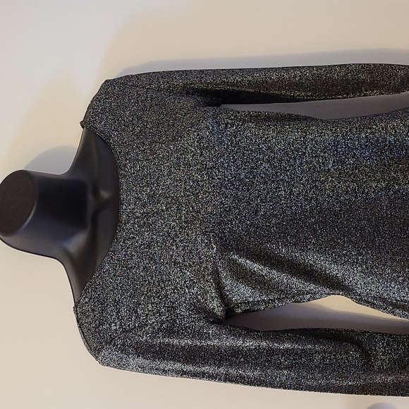 H&M Glittery BodyCon Long Sleeve Dress - Picture 3 of 7